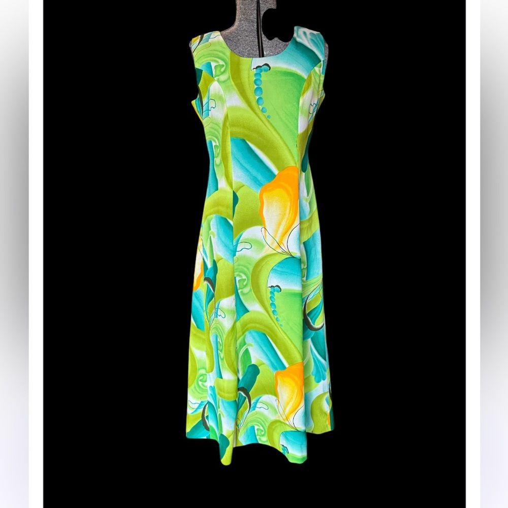 Vintage Hukilau Fashions maxi dress